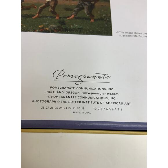 Winslow Homer Snap the Whip Jigsaw Puzzle 1000 Piece Pomegranate ArtPiece - Picture 6 of 8